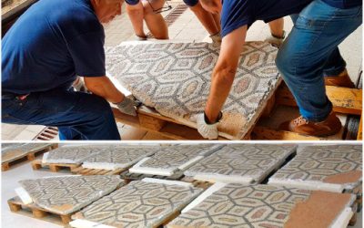 El MARQ inicia la restauración del mosaico romano de Villa Petraria que integrará la exposición sobre el patrimonio de Petrer