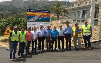 La Diputación de Alicante inicia en Murla y La Vall de Laguar las obras del Plan de Mejora de Caminos Supramunicipales dotado con 2,5 millones de euros