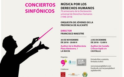 El Instituto Gil-Albert conmemora en la provincia el 70 aniversario de los Derechos Humanos con música y arte
