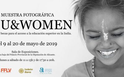 La Diputación de Alicante muestra en la exposición EDU&WOMEN la realidad de las niñas en la India y la labor de las organizaciones para favorecer su educación