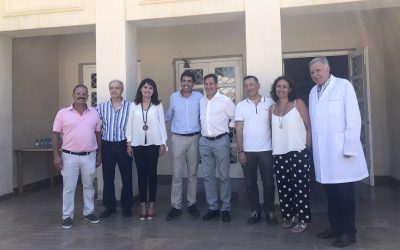Carlos Mazón y Julia Parra visitan los centros y organismos de la Diputación de Alicante
