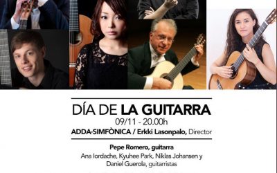 El maestro Pepe Romero y cuatro alumnos cum laude celebran en el ADDA el Día de la Guitarra Clásica