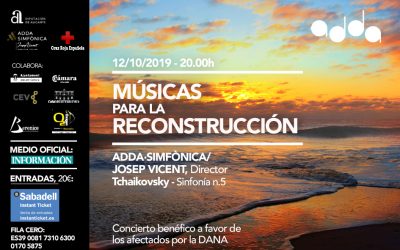 Diputación de Alicante y Cruz Roja ultiman en el ADDA los preparativos del concierto solidario para los afectados por la DANA