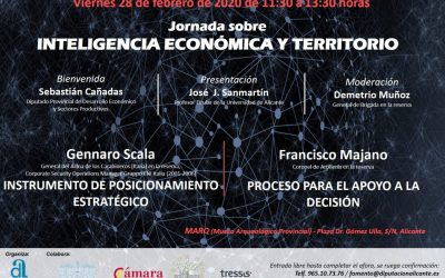 La Diputación de Alicante impulsa una jornada para reflexionar sobre la inteligencia económica y territorial