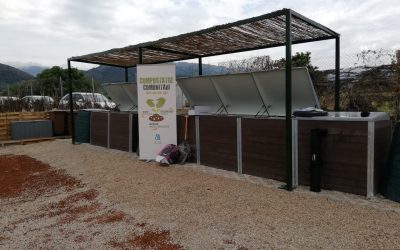 La Diputación construye centros de compostaje en 20 municipios para impulsar la recogida selectiva de residuos