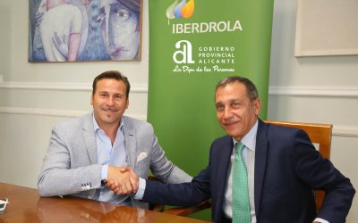 Diputación de Alicante e Iberdrola colaboran para ofrecer una energía 100% renovable a los municipios de la provincia