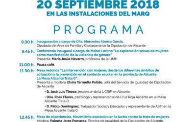 La Diputación de Alicante impulsa una jornada sobre explotación sexual de mujeres y niñas para formar y concienciar sobre esta realidad