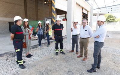 La ampliación del Parque del Consorcio Provincial de Bomberos en Benidorm acabará a principios de 2019