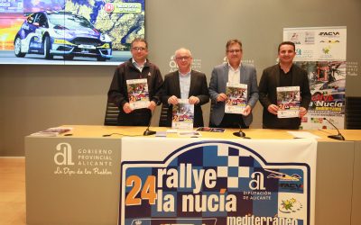 La provincia calienta motores para acoger este fin de semana el 24 Rallye Mediterráneo-La Nucía ‘Trofeo Costa Blanca’