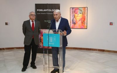 Una treintena de obras repasa la trayectoria del artista Juan Antonio Poblador en la nueva muestra del Palacio Provincial