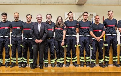 El Consorcio Provincial incorpora once nuevos bomberos y alcanza los 647 efectivos en su plantilla operativa