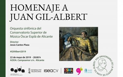 El Instituto Juan Gil-Albert y el Conservatorio Óscar Esplá se unen para rendir homenaje a la figura del escritor alcoyano