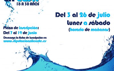La Diputación de Alicante inicia mañana en Elda un curso de salvamento acuático y socorrismo para favorecer la inserción laboral de los jóvenes