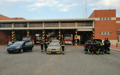 La Diputación de Alicante imparte a los bomberos un curso de intervención en accidentes e incendios de vehículos eléctricos y de gas