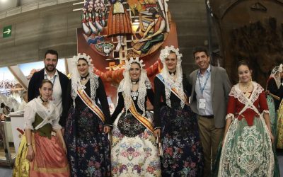 Carlos Mazón: “La provincia de Alicante toma hoy FITUR con las mejores embajadoras de Les Fogueres de Sant Joan”