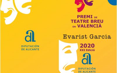 La Diputación de Alicante convoca una nueva edición del Premi de Teatre Breu en Valencià ‘Evarist Garcia’